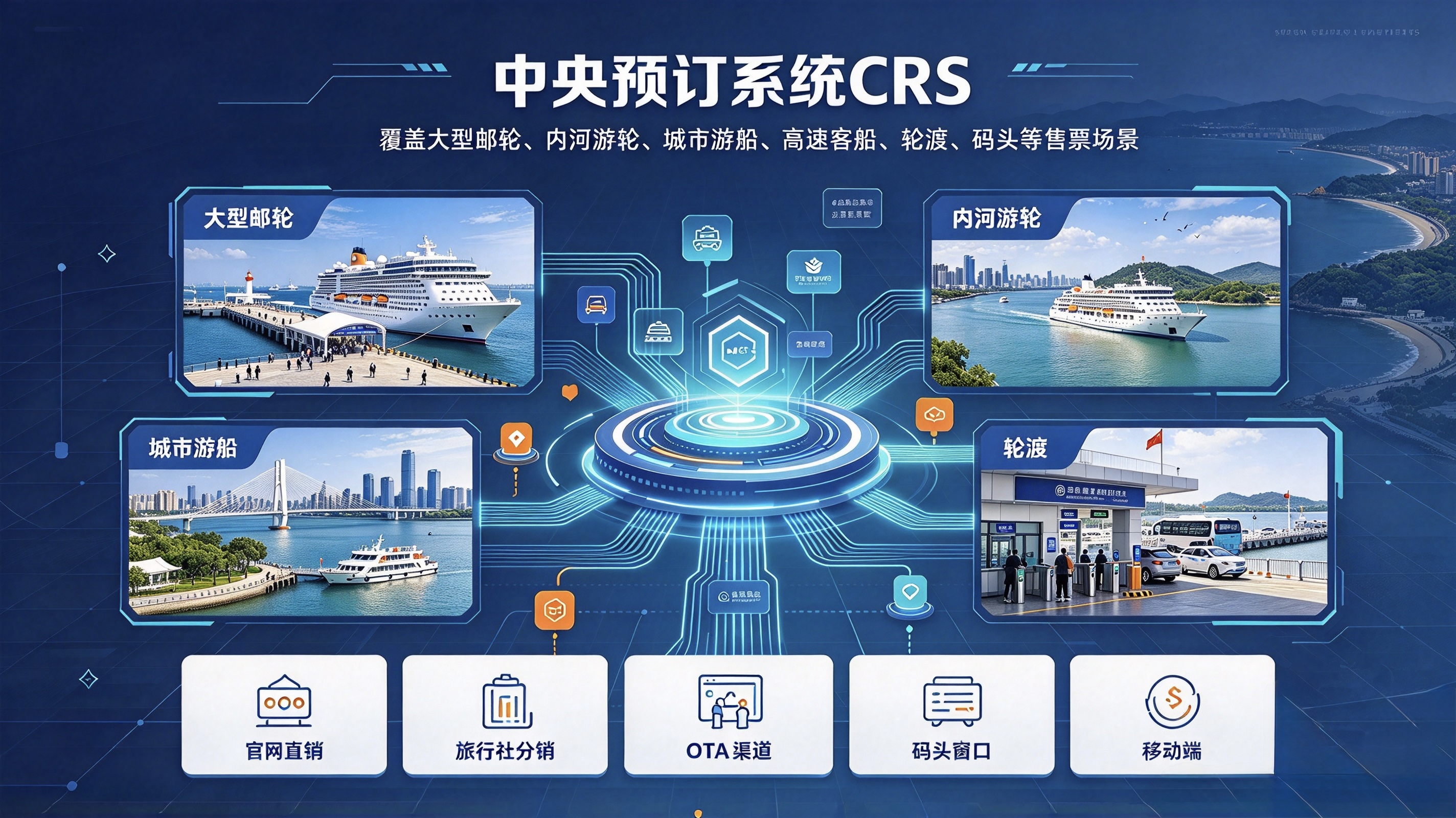 中央预订系统 CRS 业务场景配图